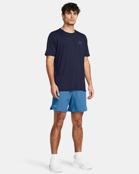 Men's UA Vanish Woven 6" Shorts in Blue image number 2